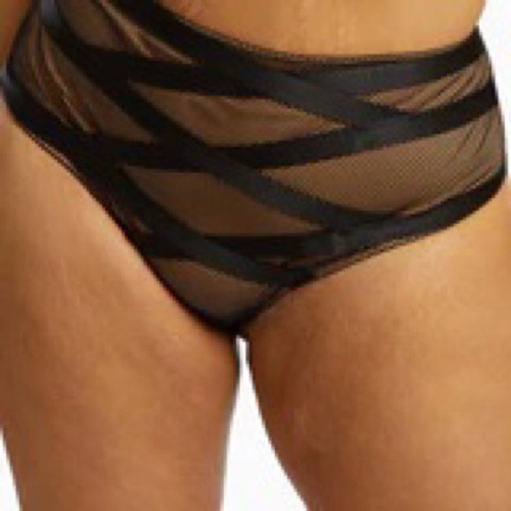 Gabi Fresh Brooklyn Fishnet Strappy High Waist Brief